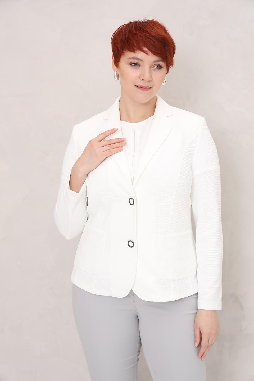 Жакет Lebek приталенный белый