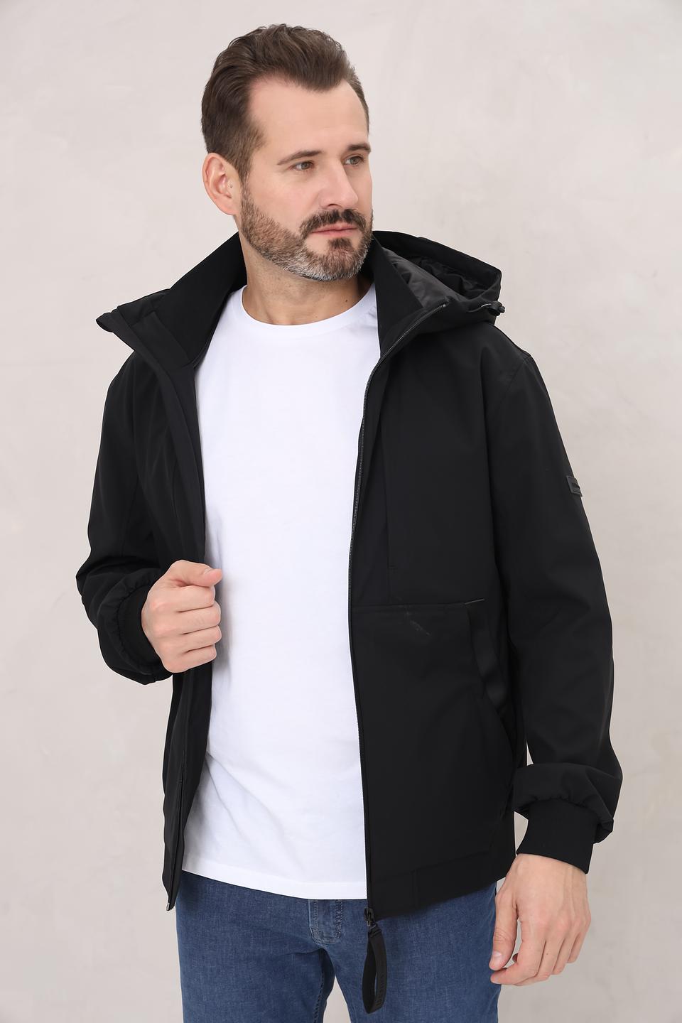 Ветровка Tom Tailor denim чёрная