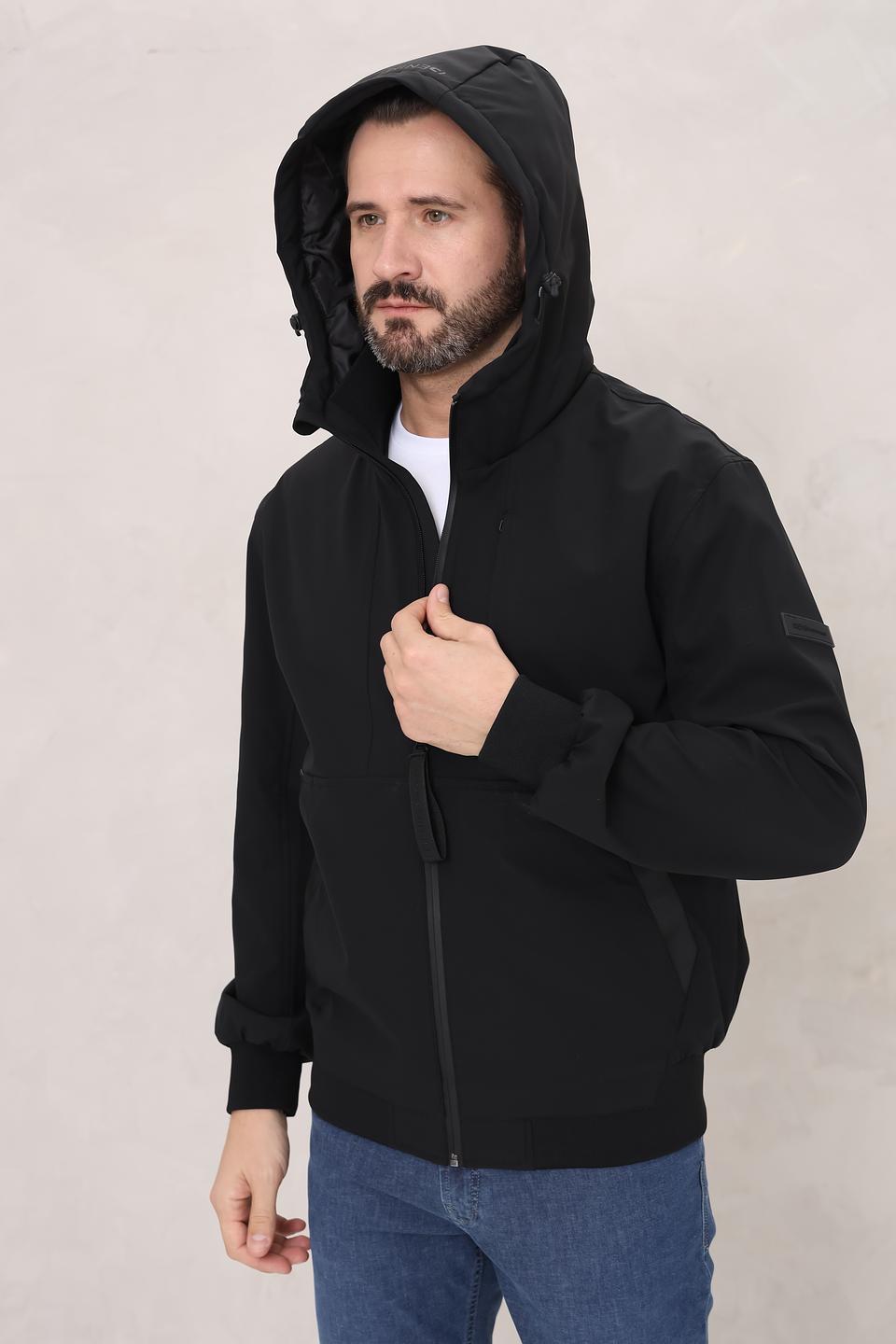 Ветровка Tom Tailor denim чёрная