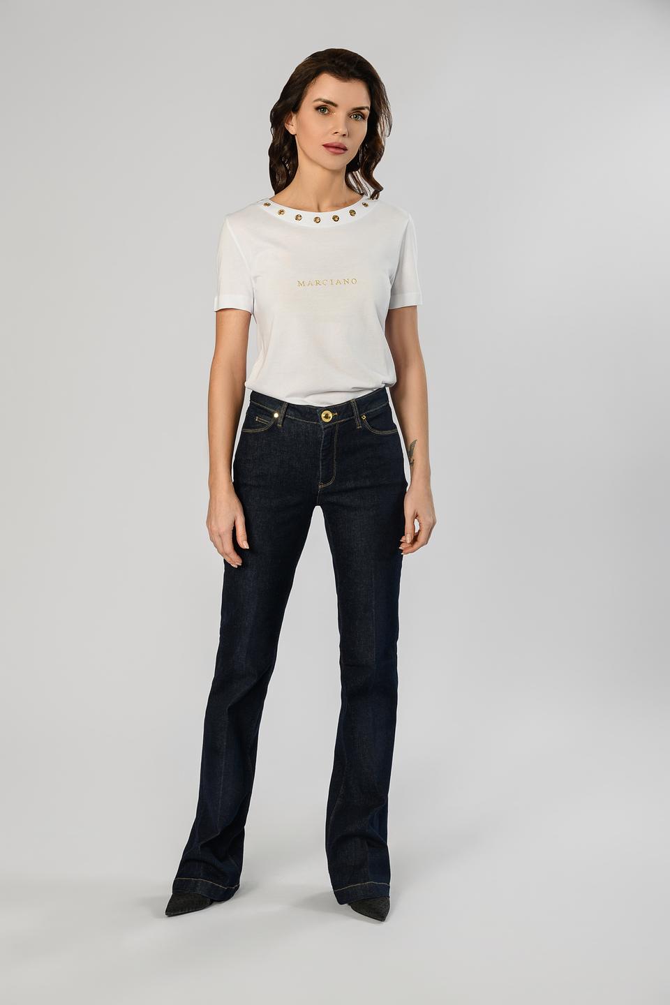 Джинсы Marciano клеш тёмно-синие