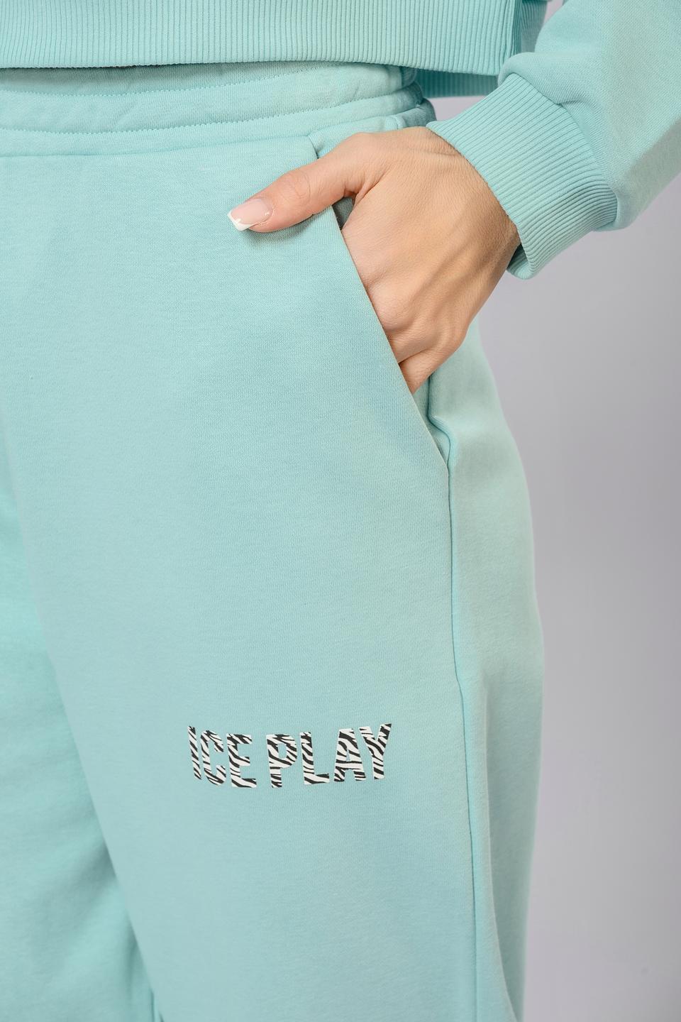 Брюки Ice Play жен. голубые