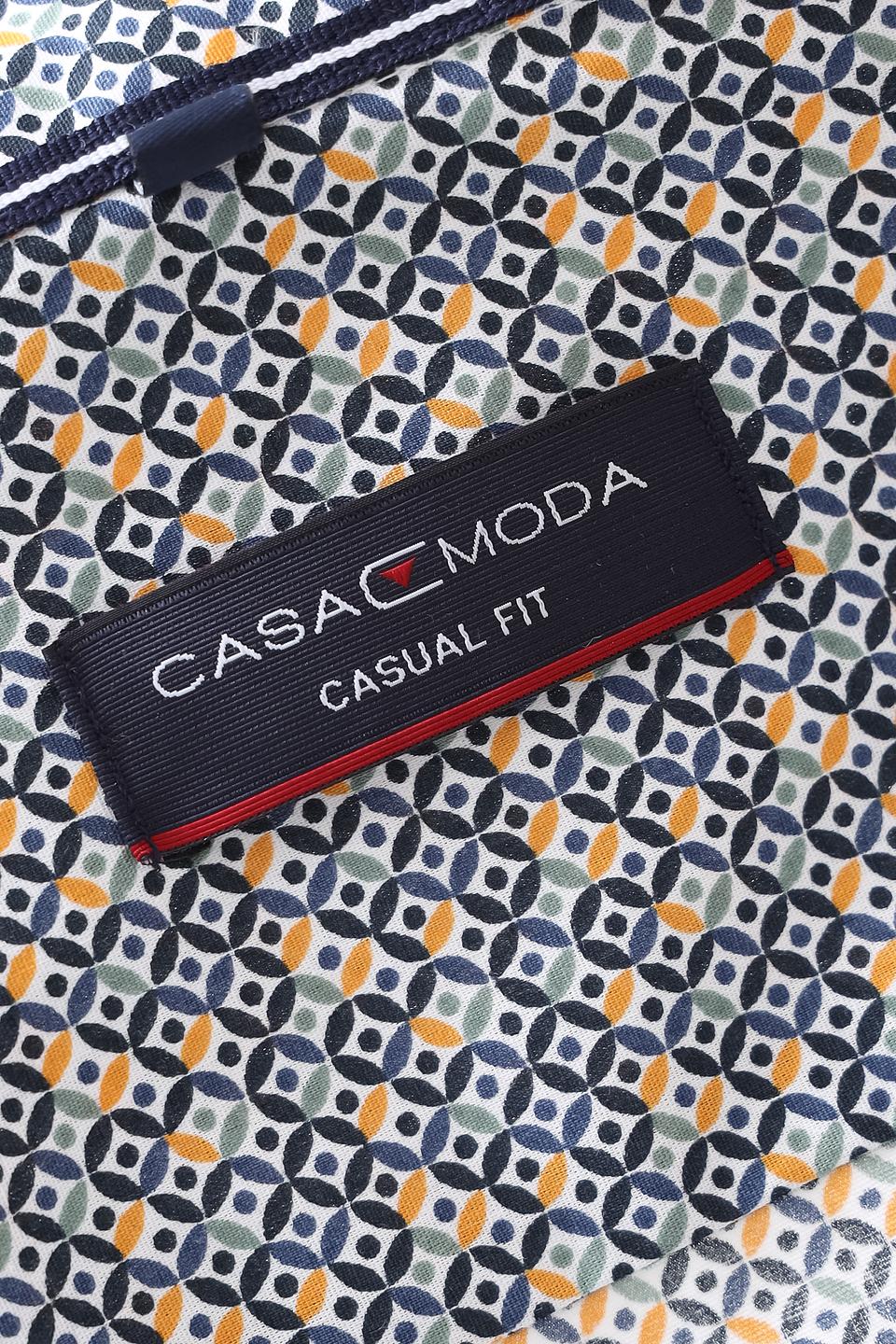 Рубашка Casa Moda с принтом голубой