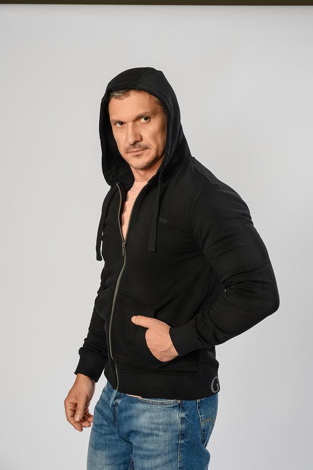 Толстовка Guess муж. чёрная