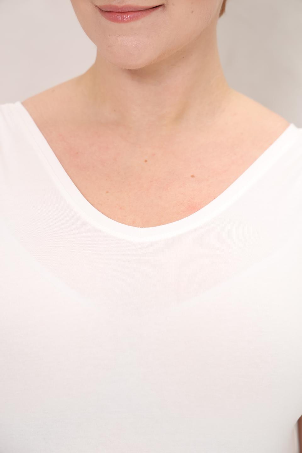 Топ Olsen базовый белый