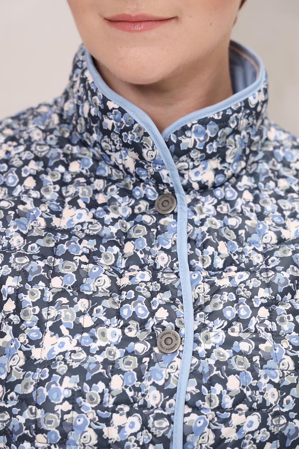 Куртка Lebek стеганая голубая