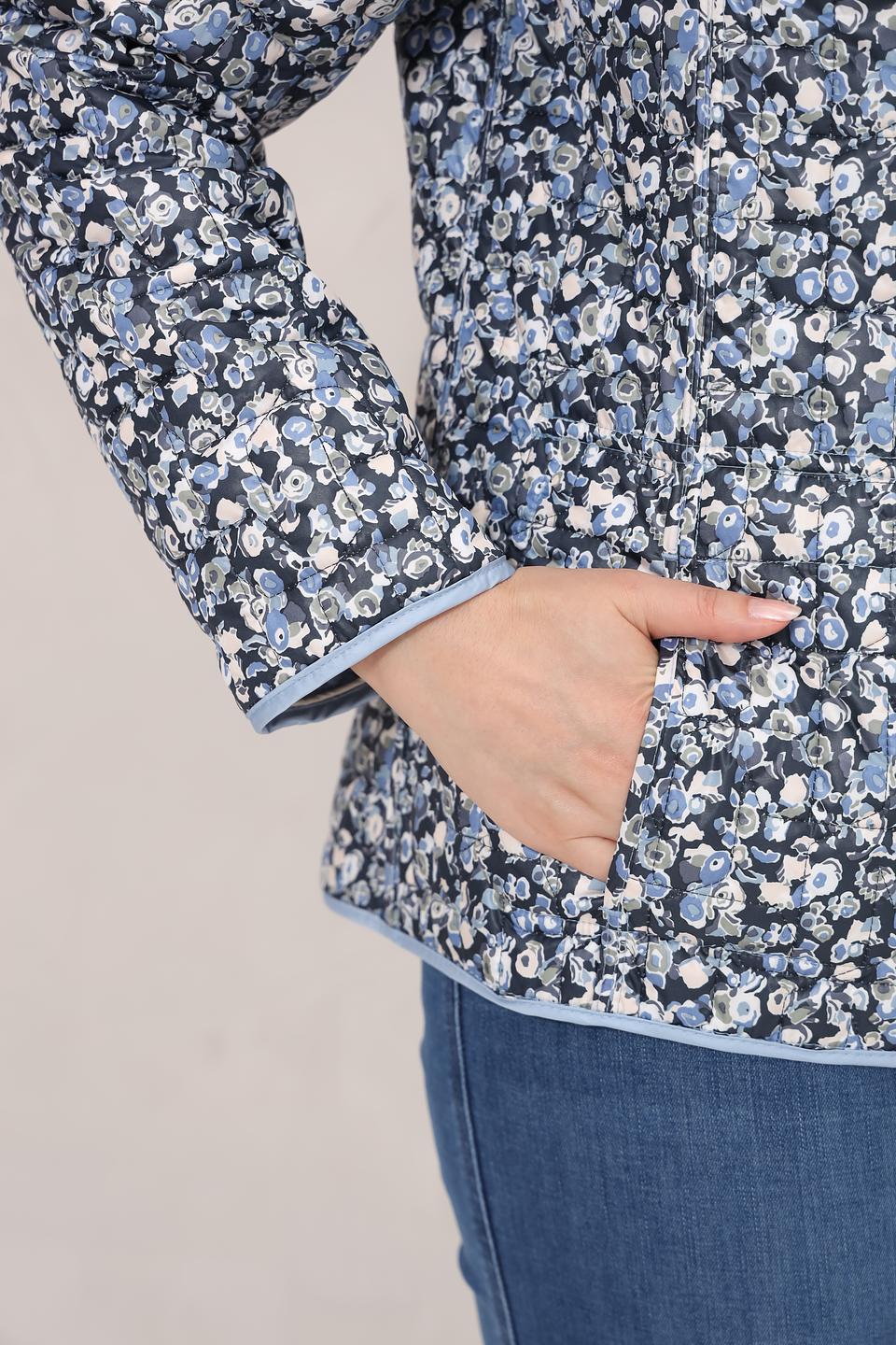 Куртка Lebek стеганая голубая