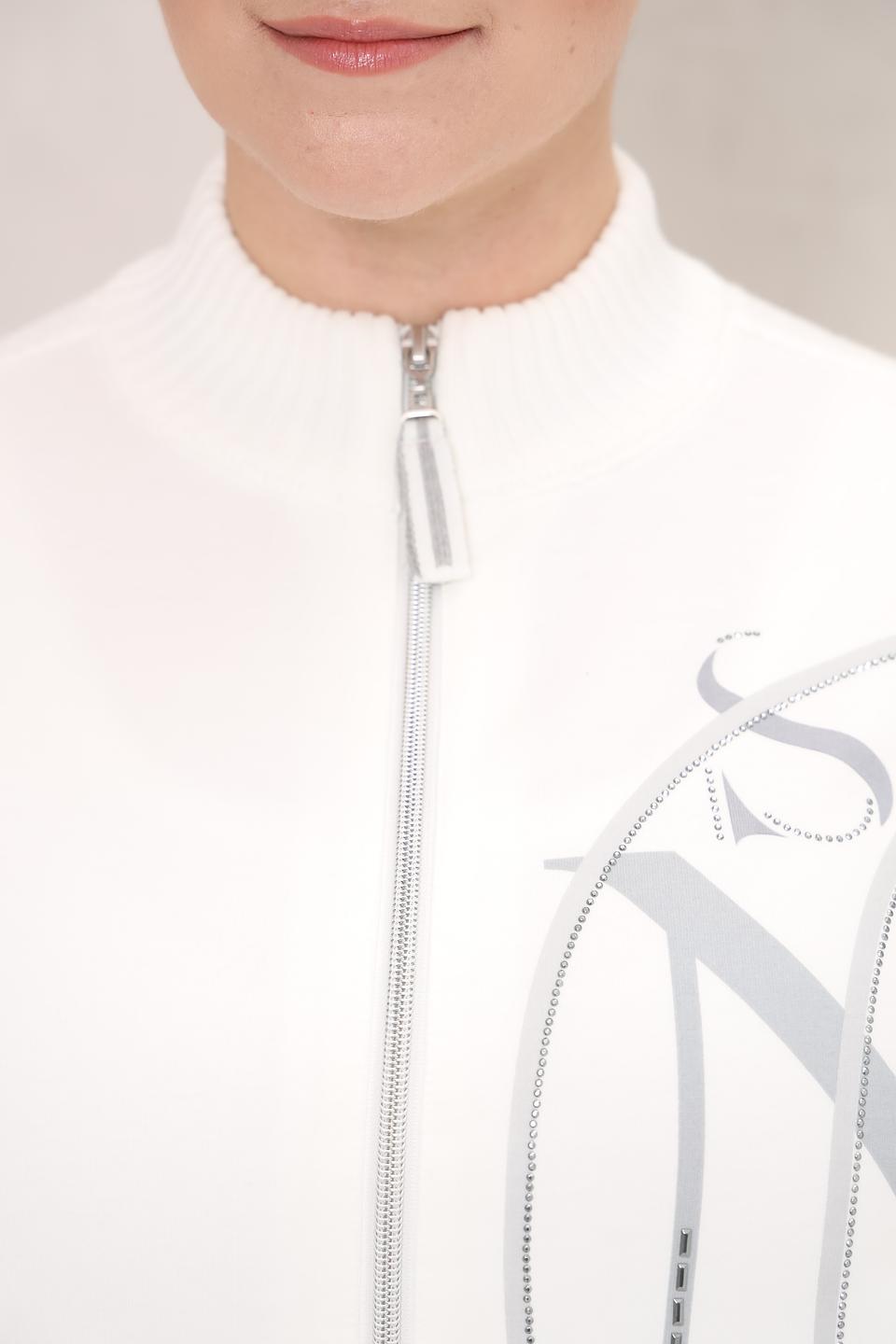 Жакет Olsen с логотипом белый