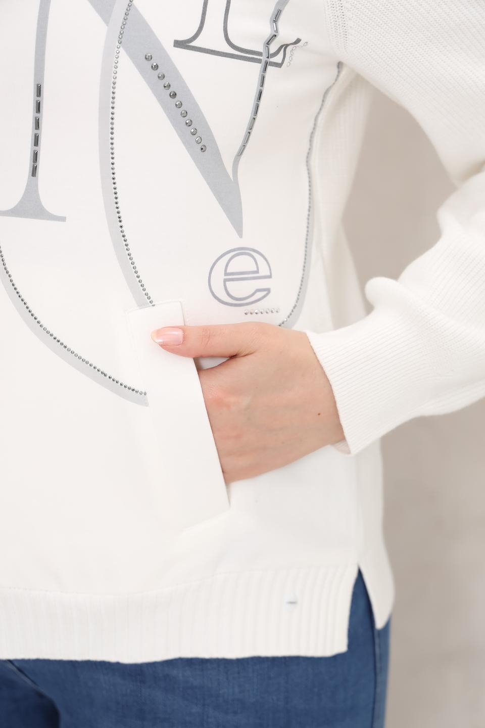 Жакет Olsen с логотипом белый