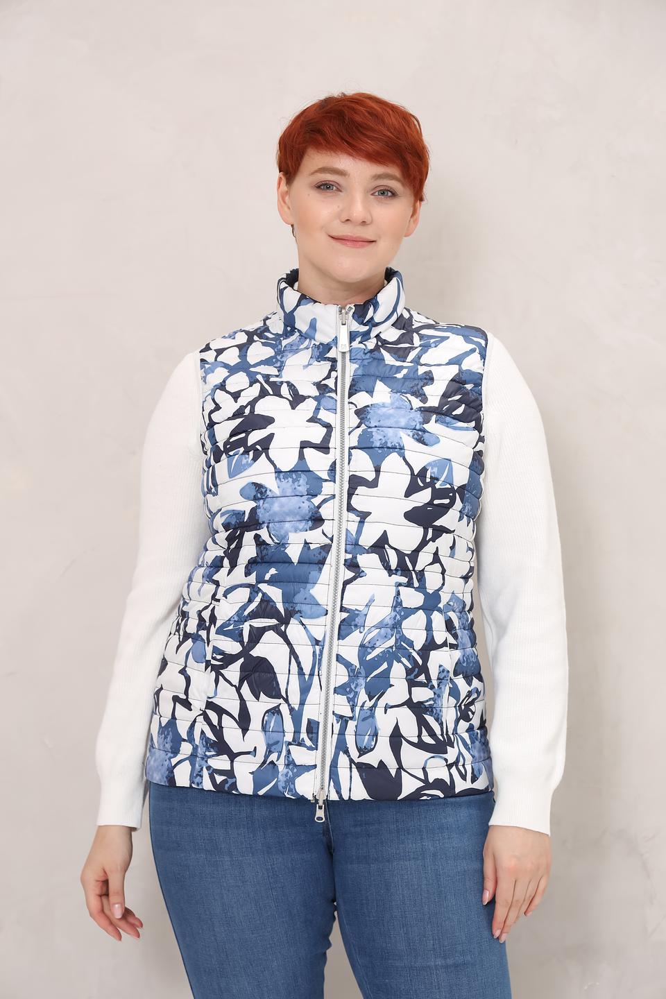 Жилет Lebek стеганый синий