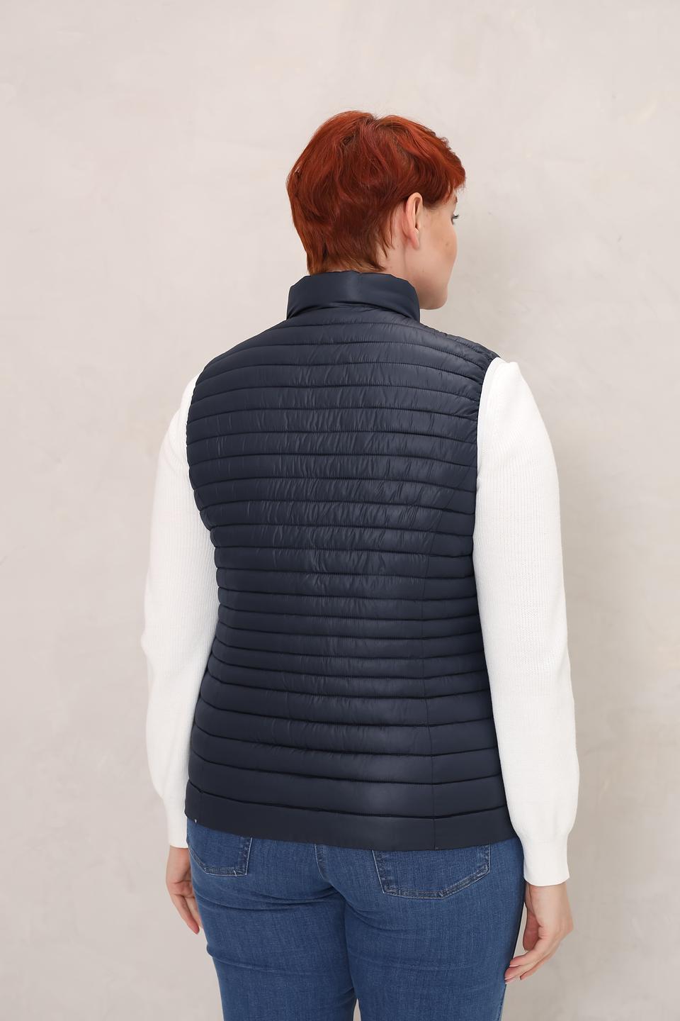 Жилет Lebek стеганый синий
