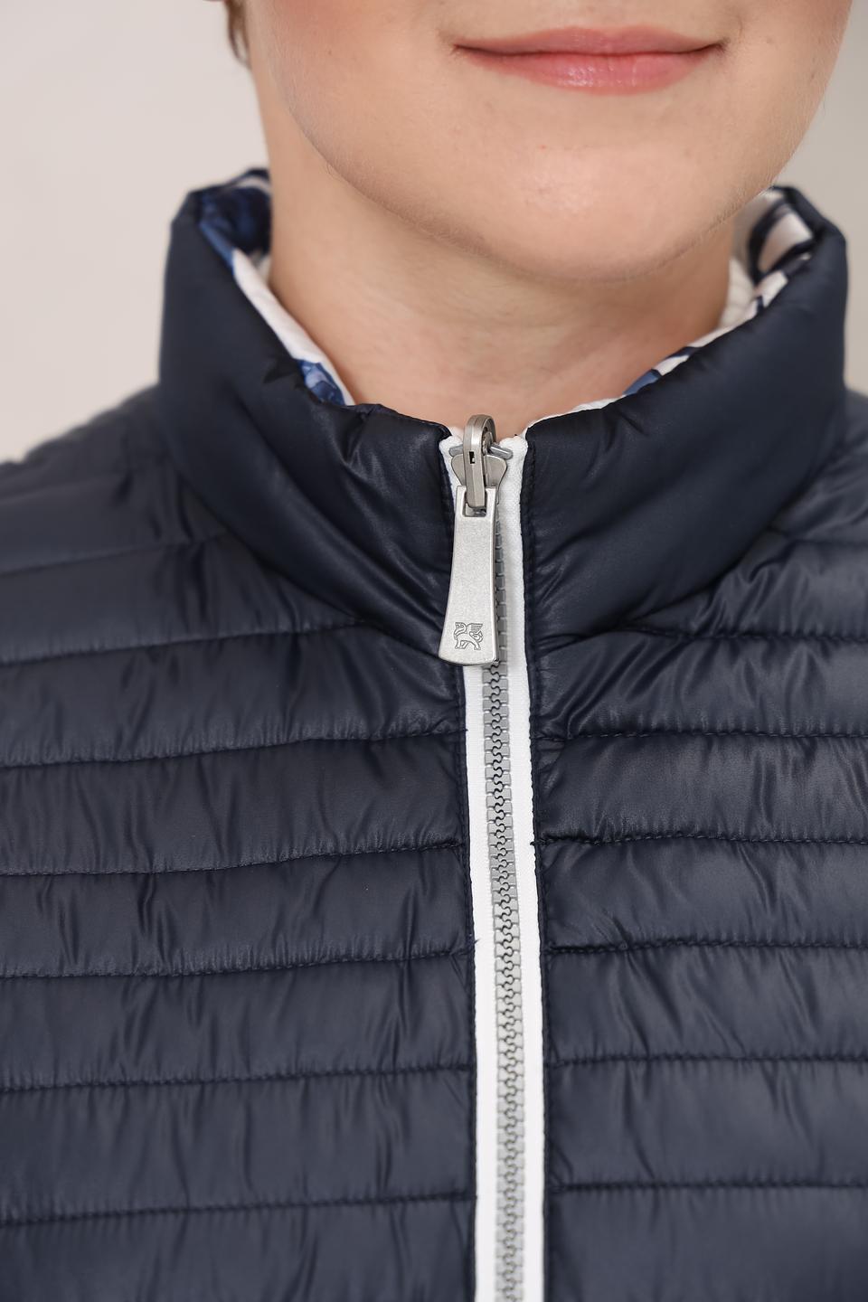 Жилет Lebek стеганый синий