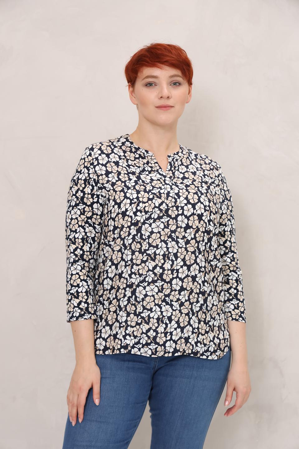 Блуза Frank Walder с цветочным принтом