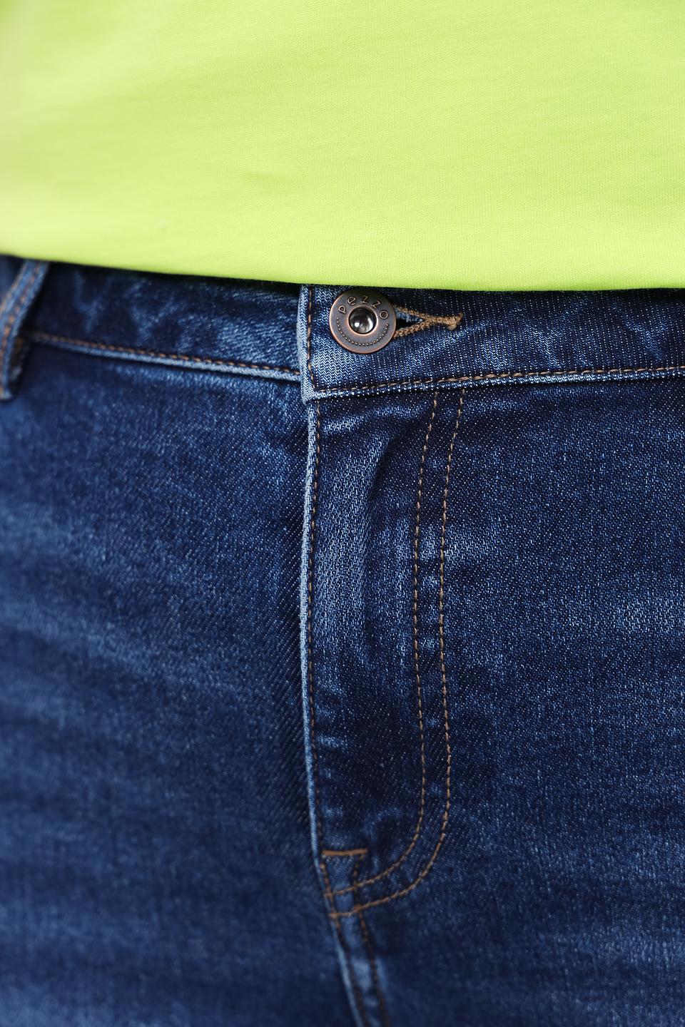 Джинсы Pezzo mom fit синие