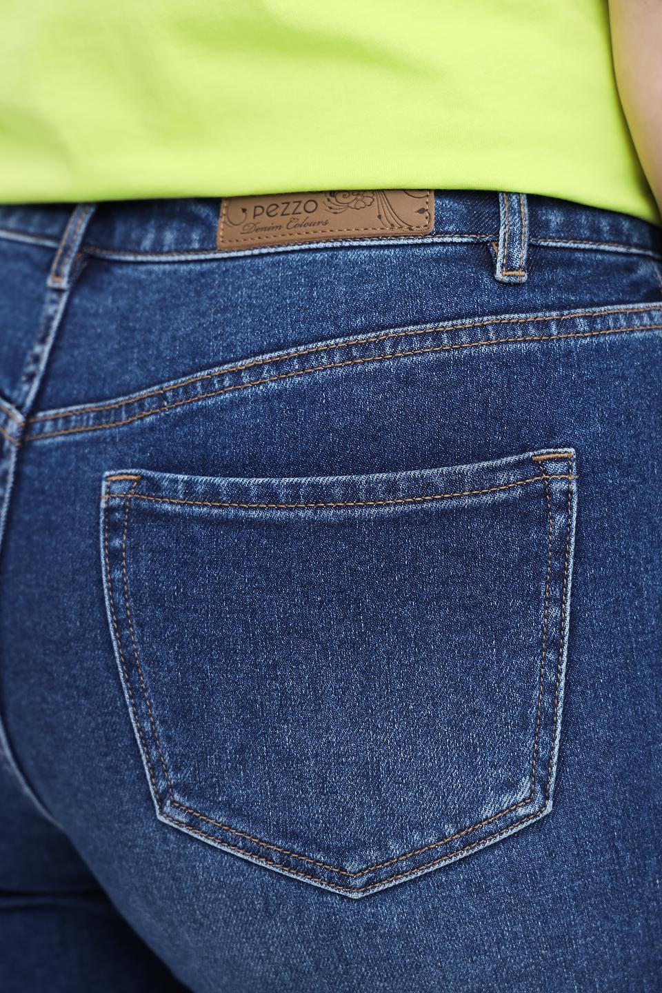 Джинсы Pezzo mom fit синие