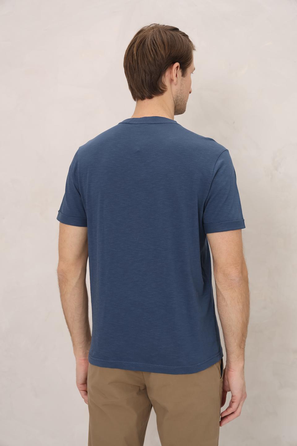 Футболка Lerros с принтом синяя