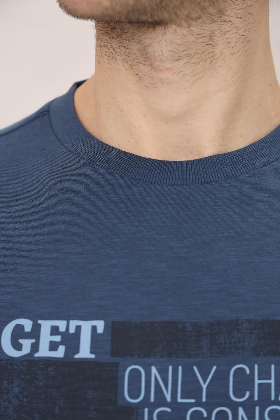 Футболка Lerros с принтом синяя