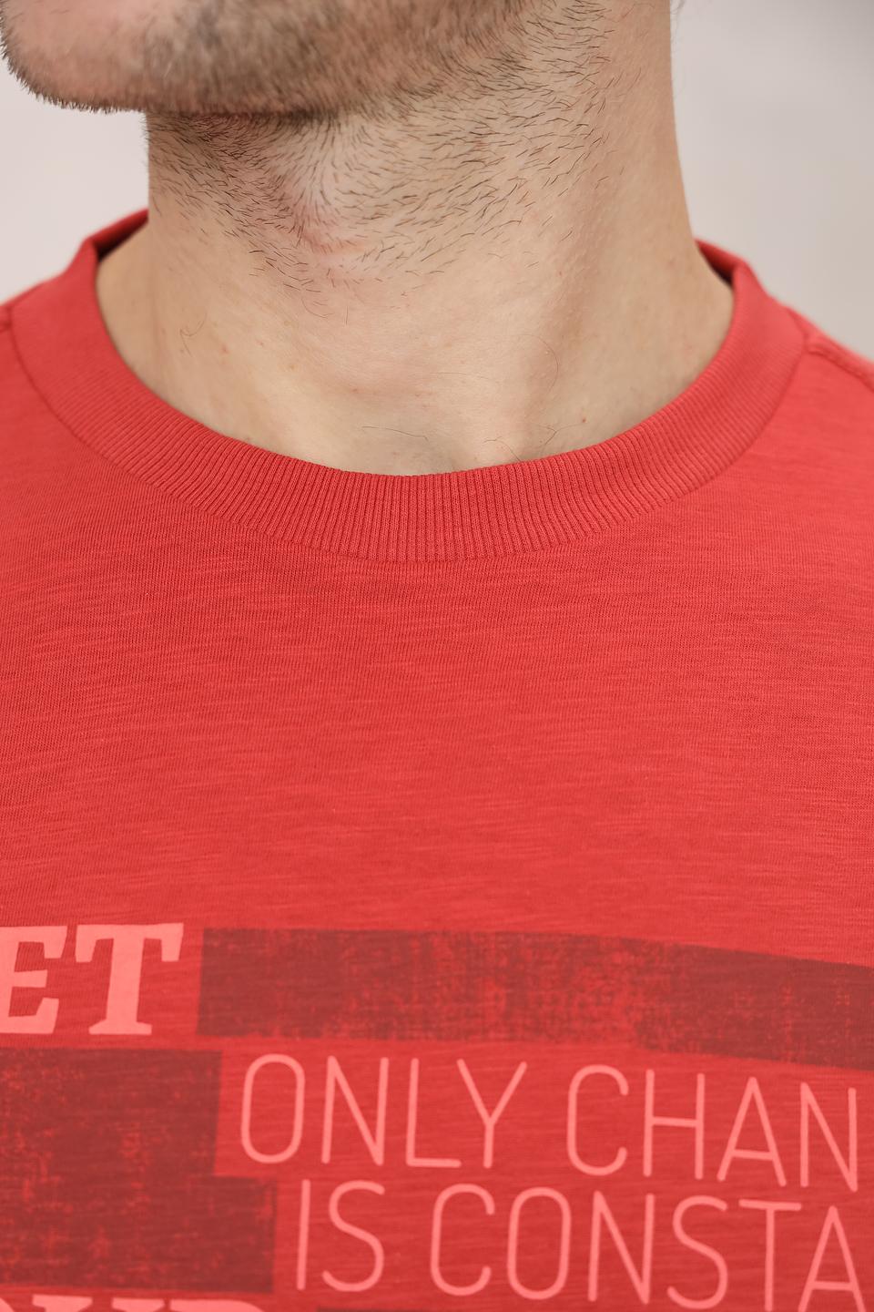 Футболка Lerros с принтом красный