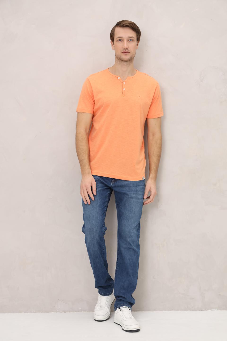 Футболка Lerros персиковая с планкой