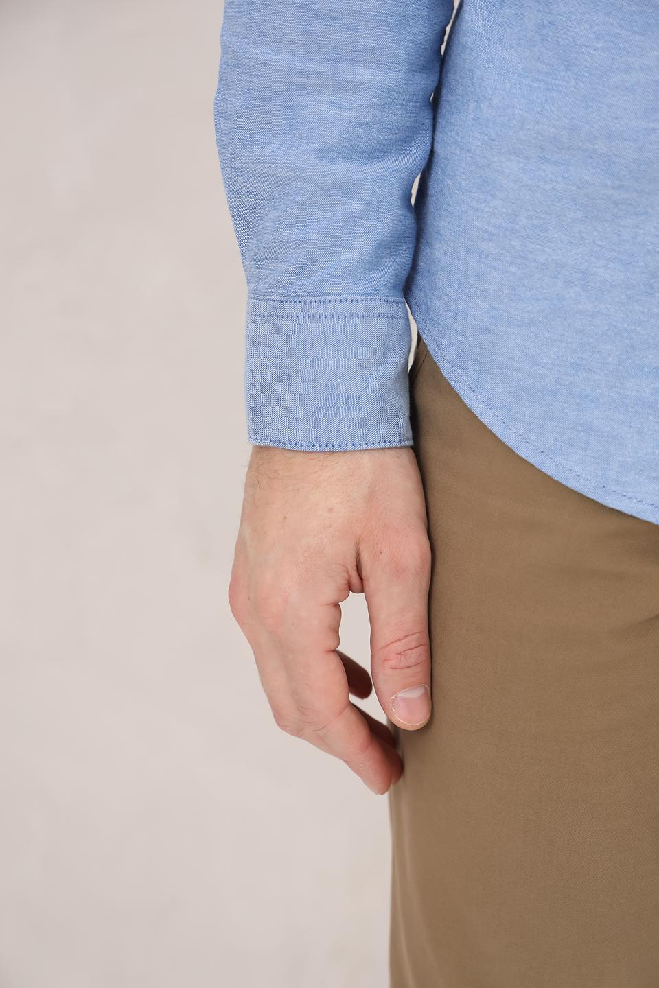 Рубашка дл Tom Tailor голубая