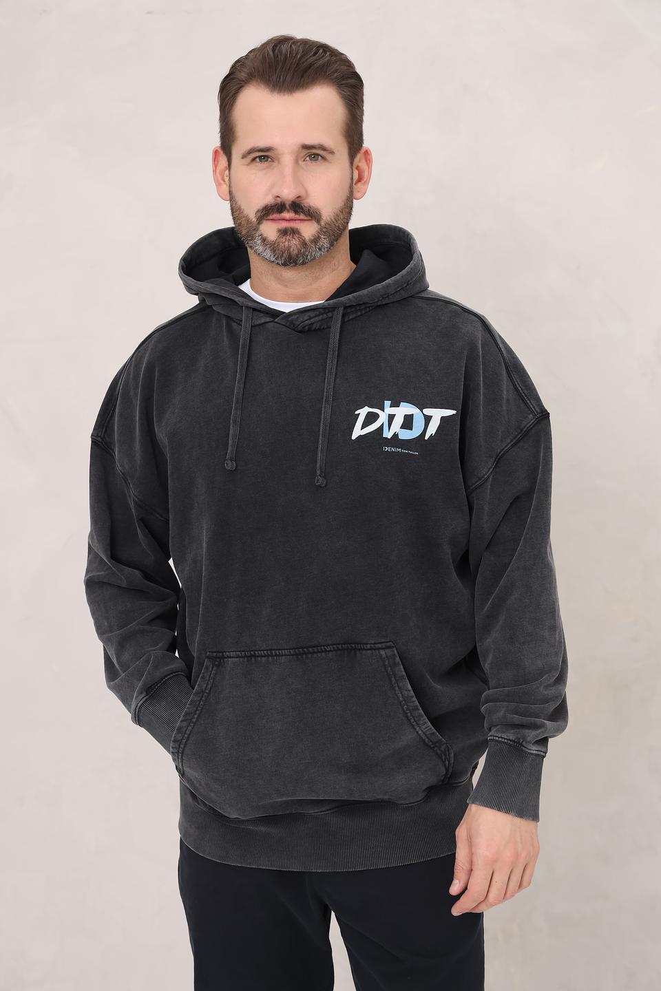 Толстовка Tom Tailor denim чёрная