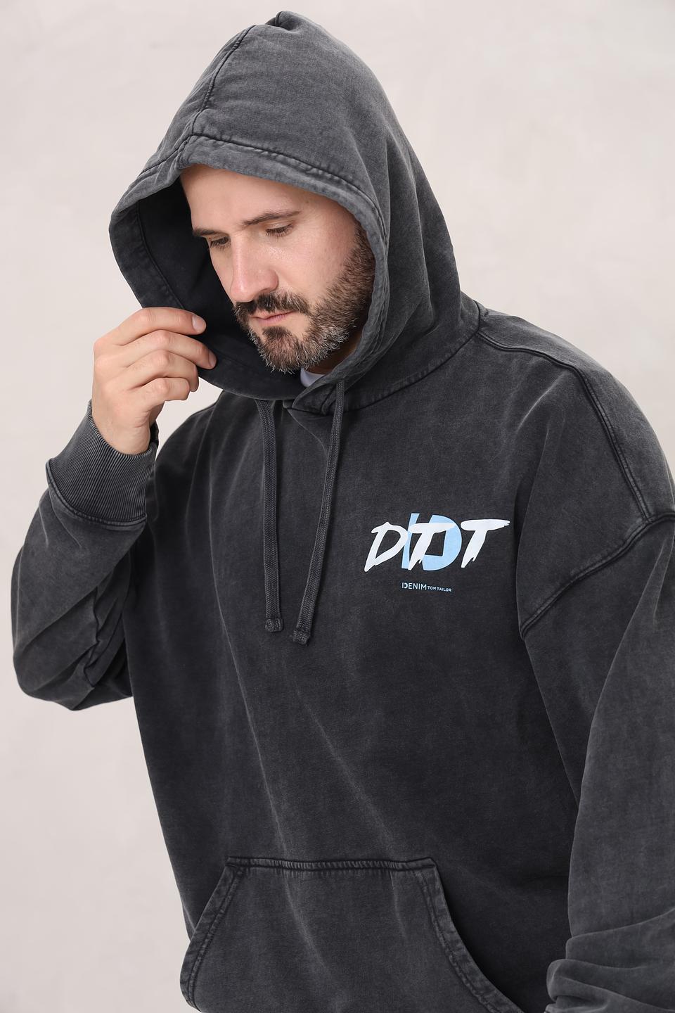 Толстовка Tom Tailor denim чёрная