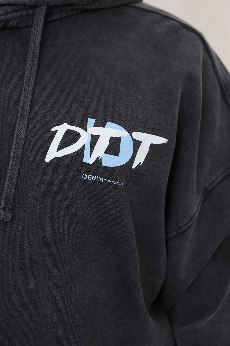 Толстовка Tom Tailor denim чёрная
