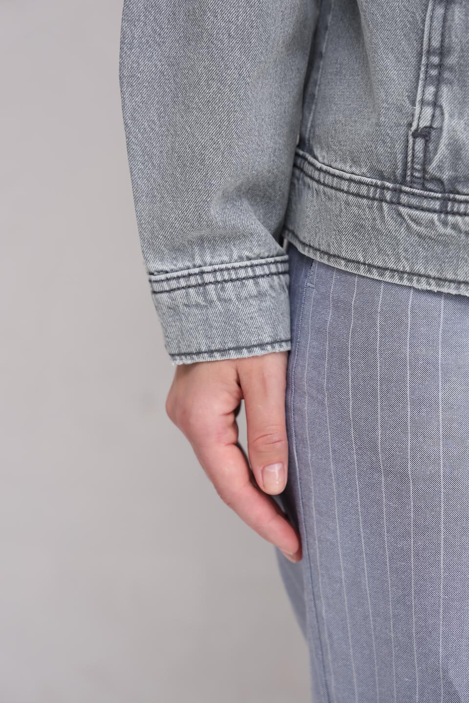 Жакет Tom Tailor denim серый