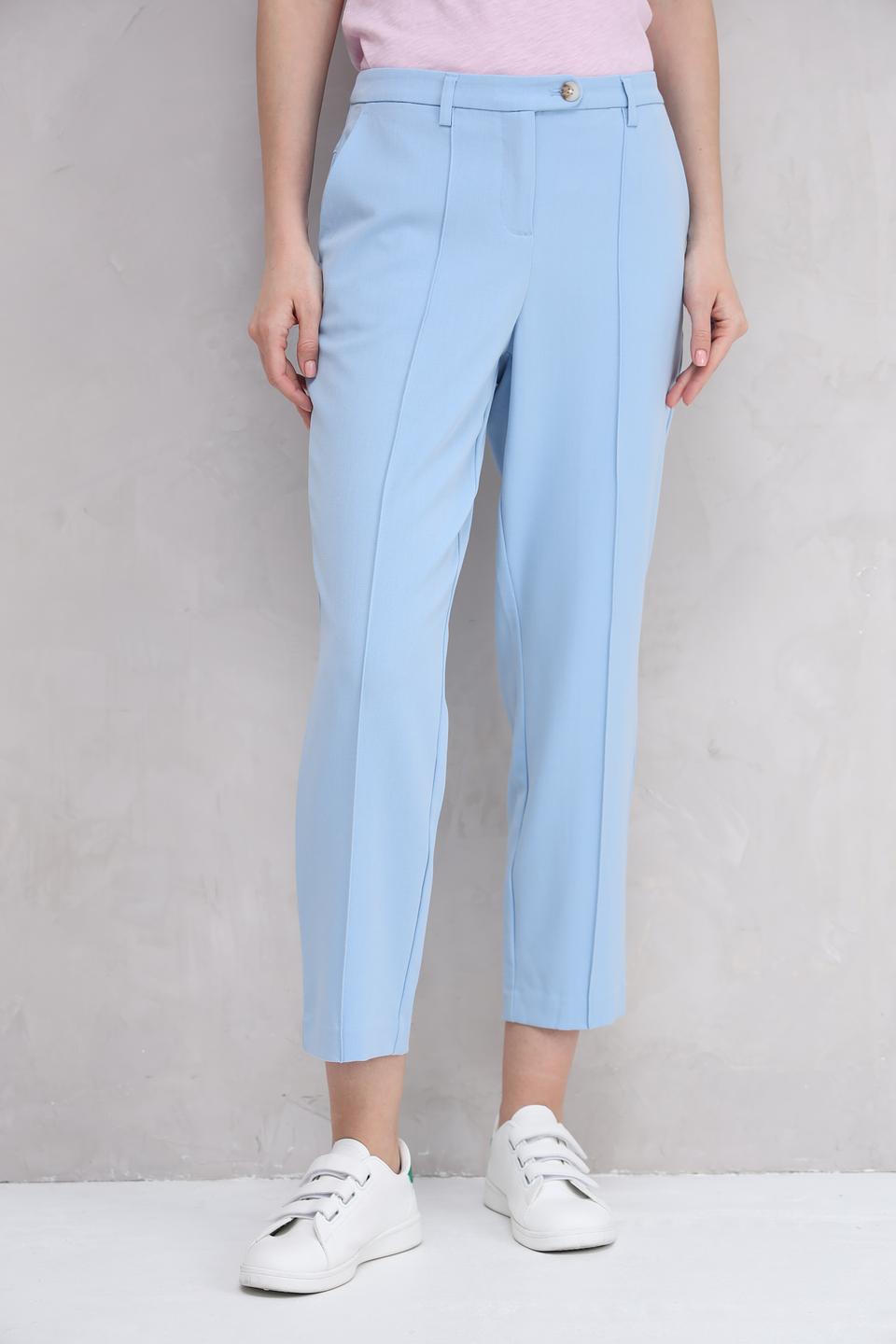 Брюки классические Tom Tailor голубые