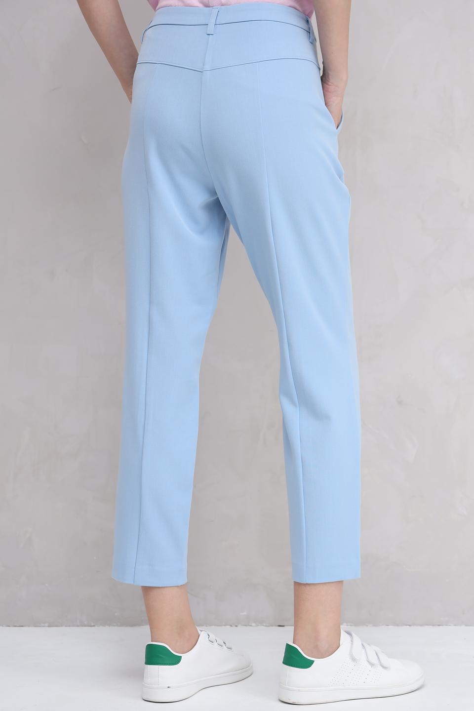 Брюки классические Tom Tailor голубые