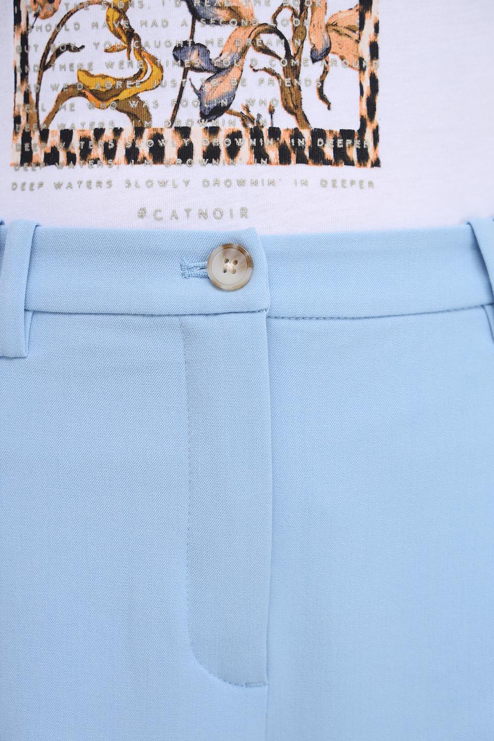 Брюки палаццо Tom Tailor голубые