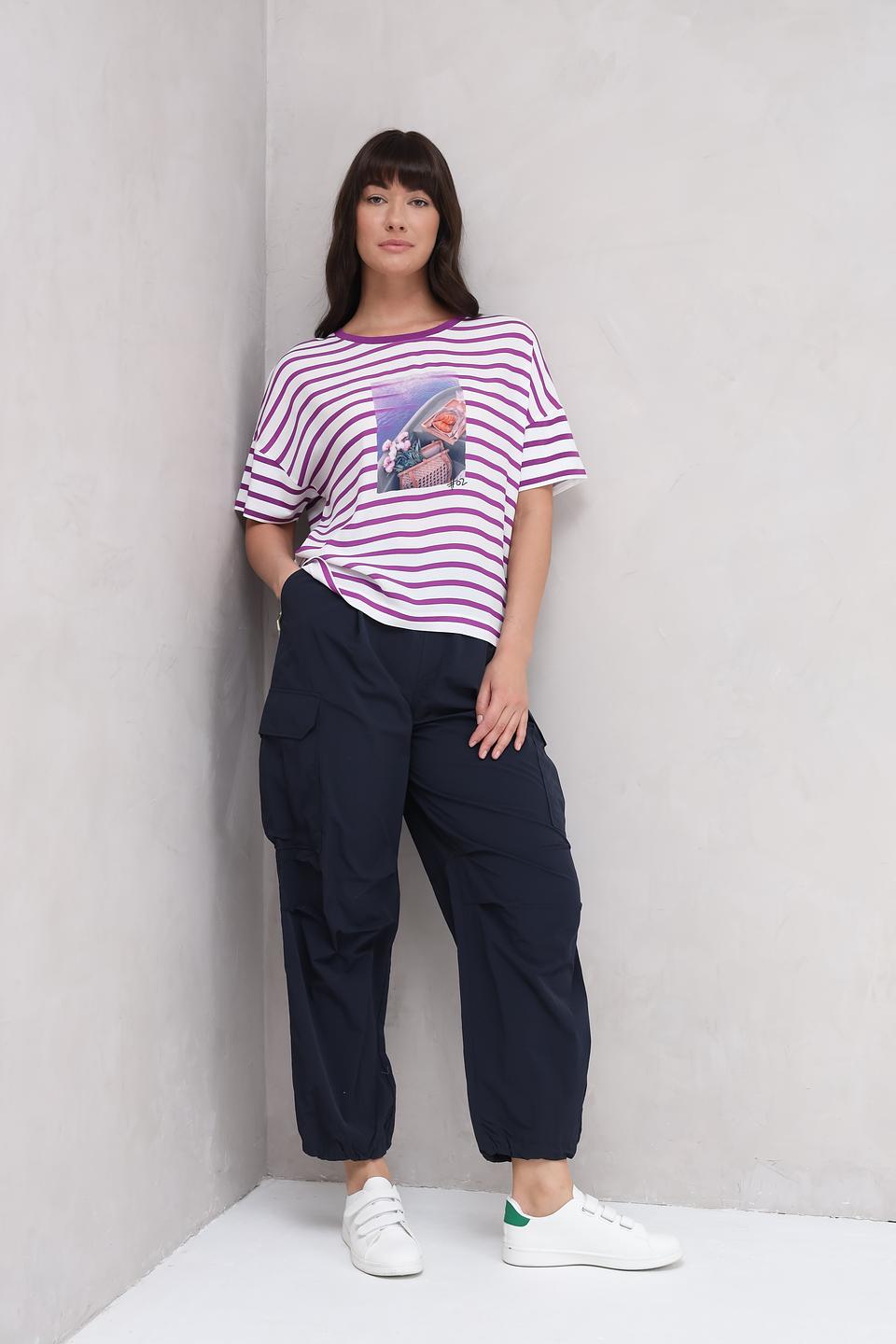 Брюки карго Tom Tailor denim темно-синие