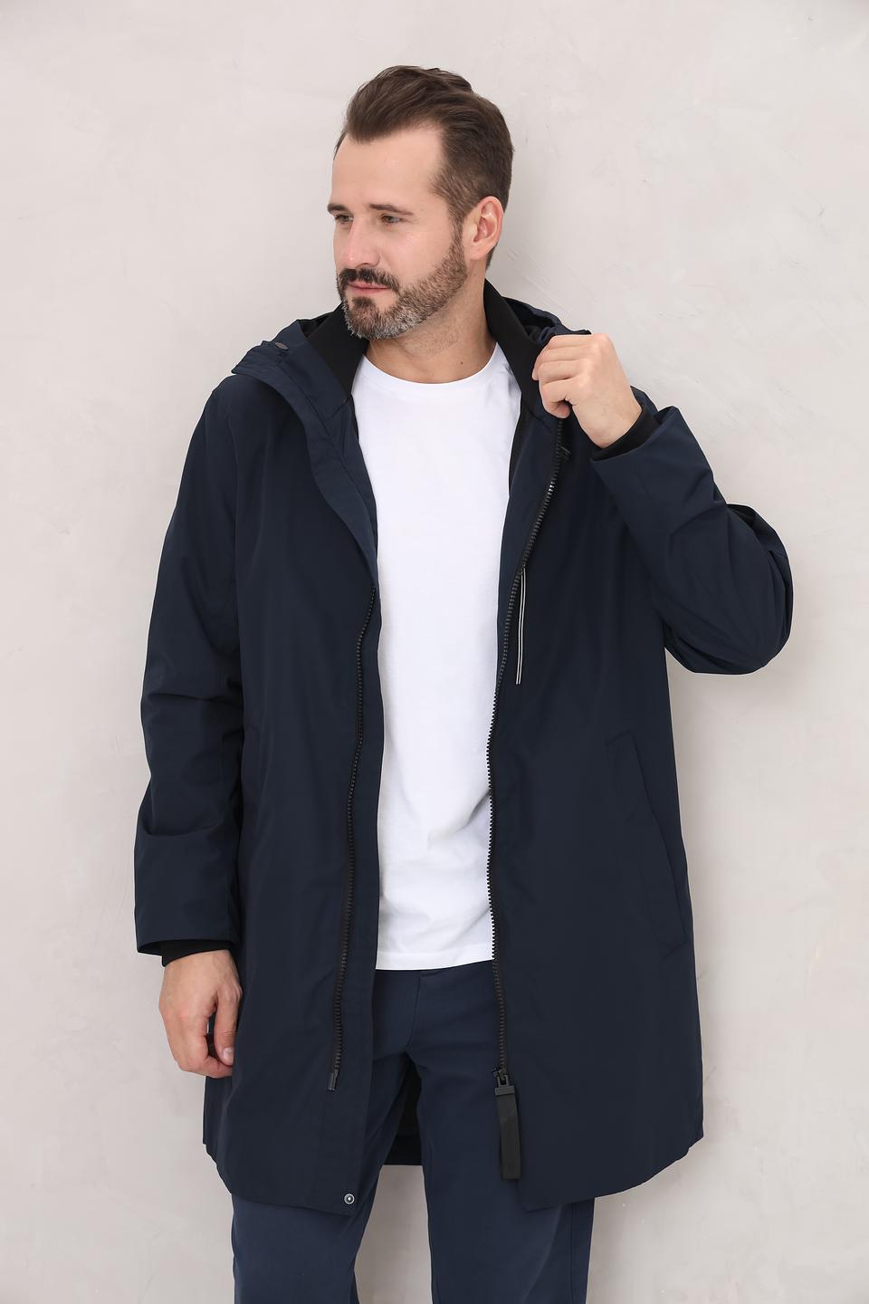 Плащ Tom Tailor мужской тёмно-синий
