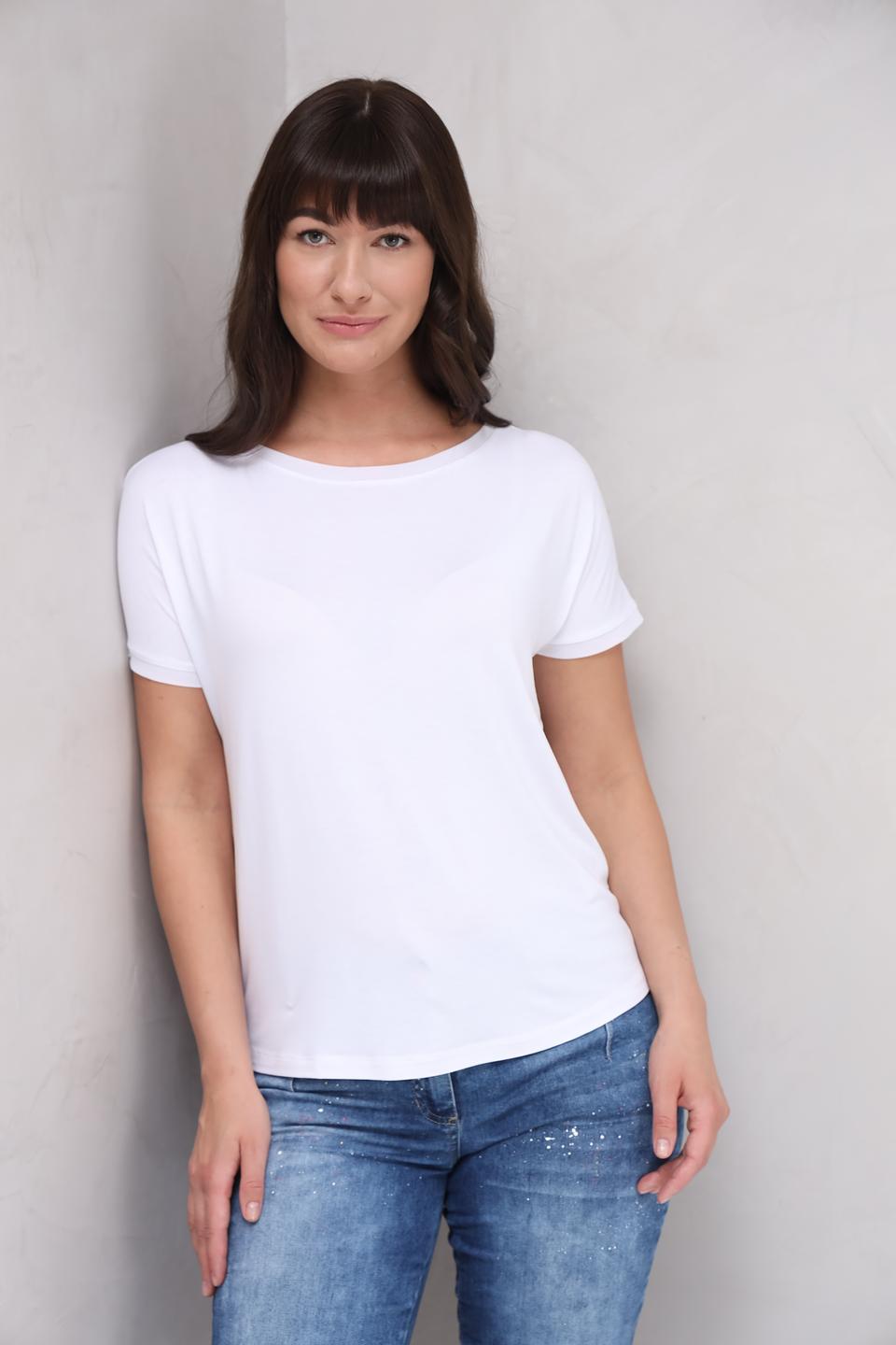 Футболка More and More женская белая