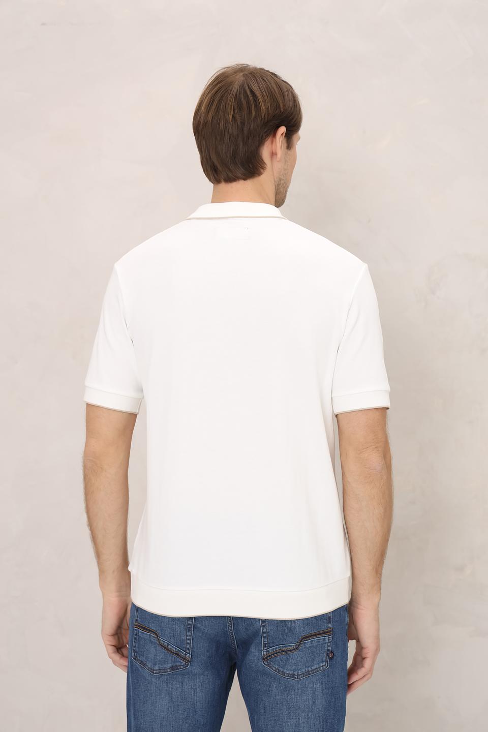 Поло Marc O Polo хлопковое белое