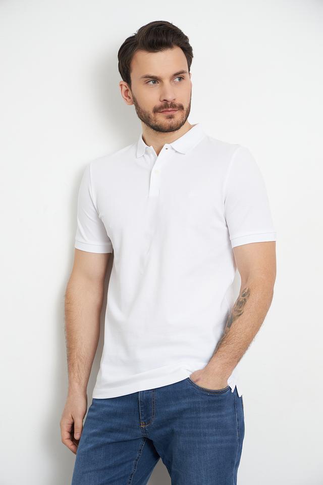 Поло Marc O Polo хлопковое белое