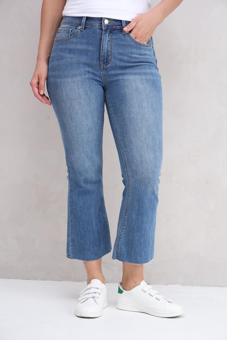 Джинсы Broadway клеш голубой