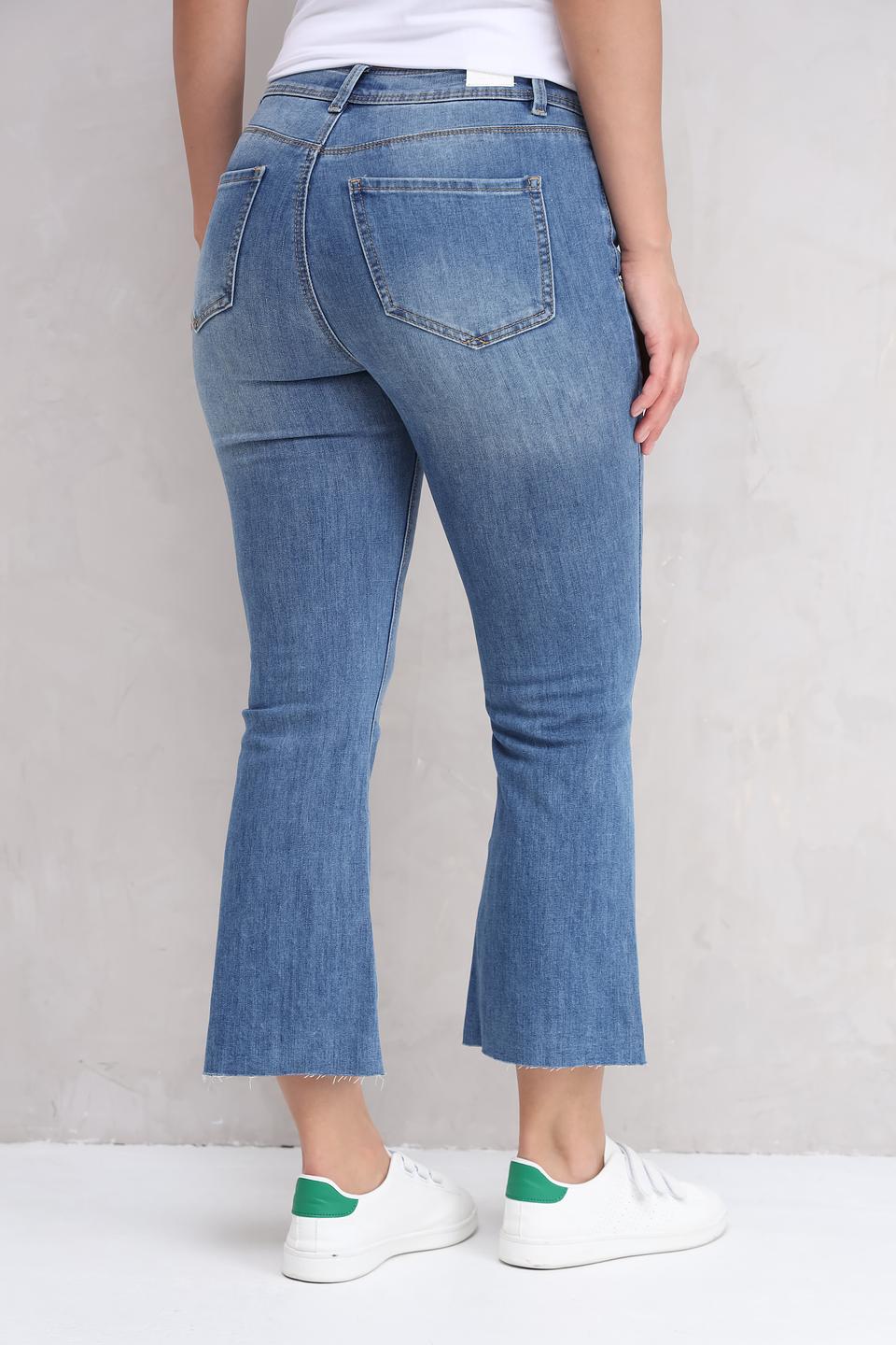 Джинсы Broadway клеш голубой