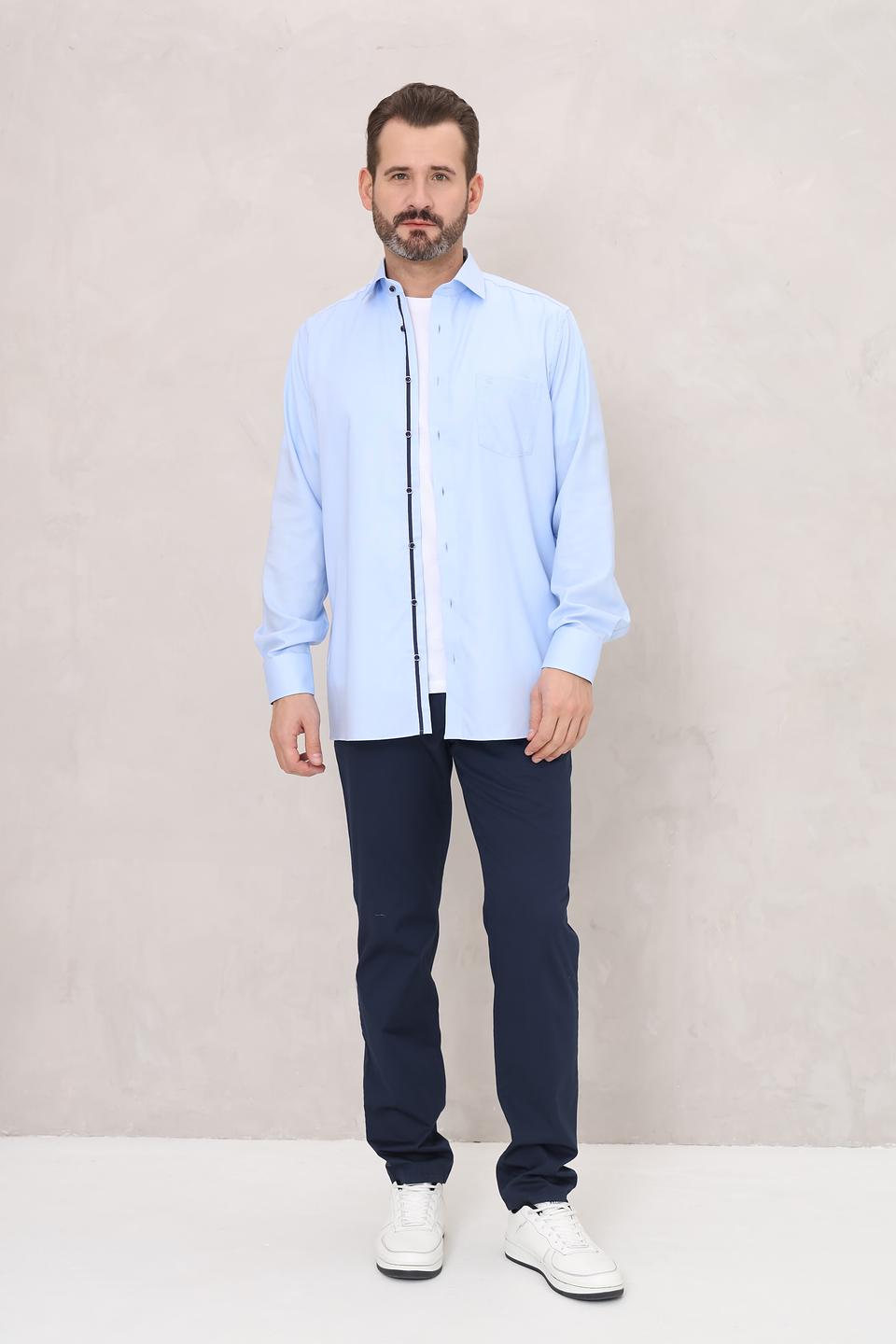 Рубашка Casa Moda голубая