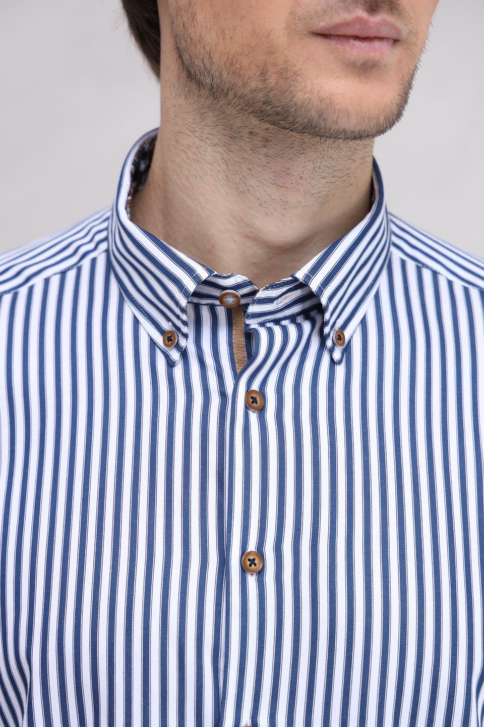 Рубашка Bugatti в полоску