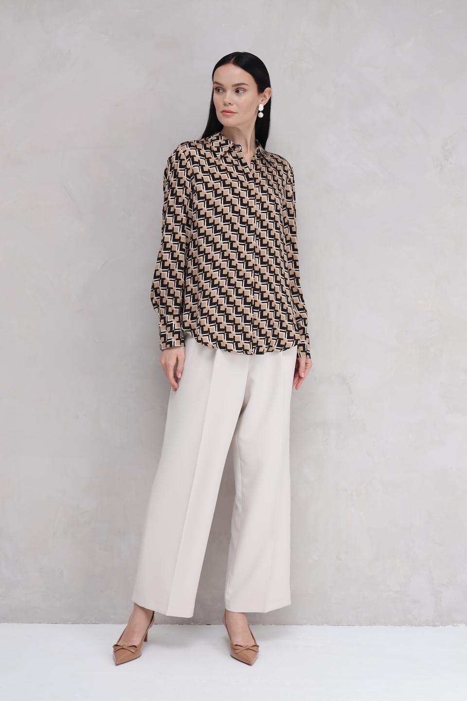 Брюки классические Marc Aurel бежевые