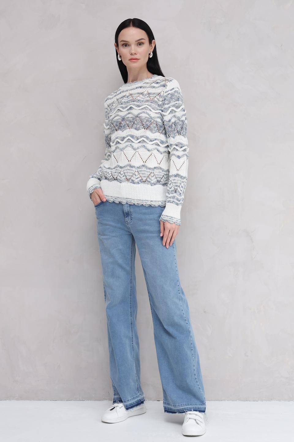 Пуловер Rich and Royal с узором