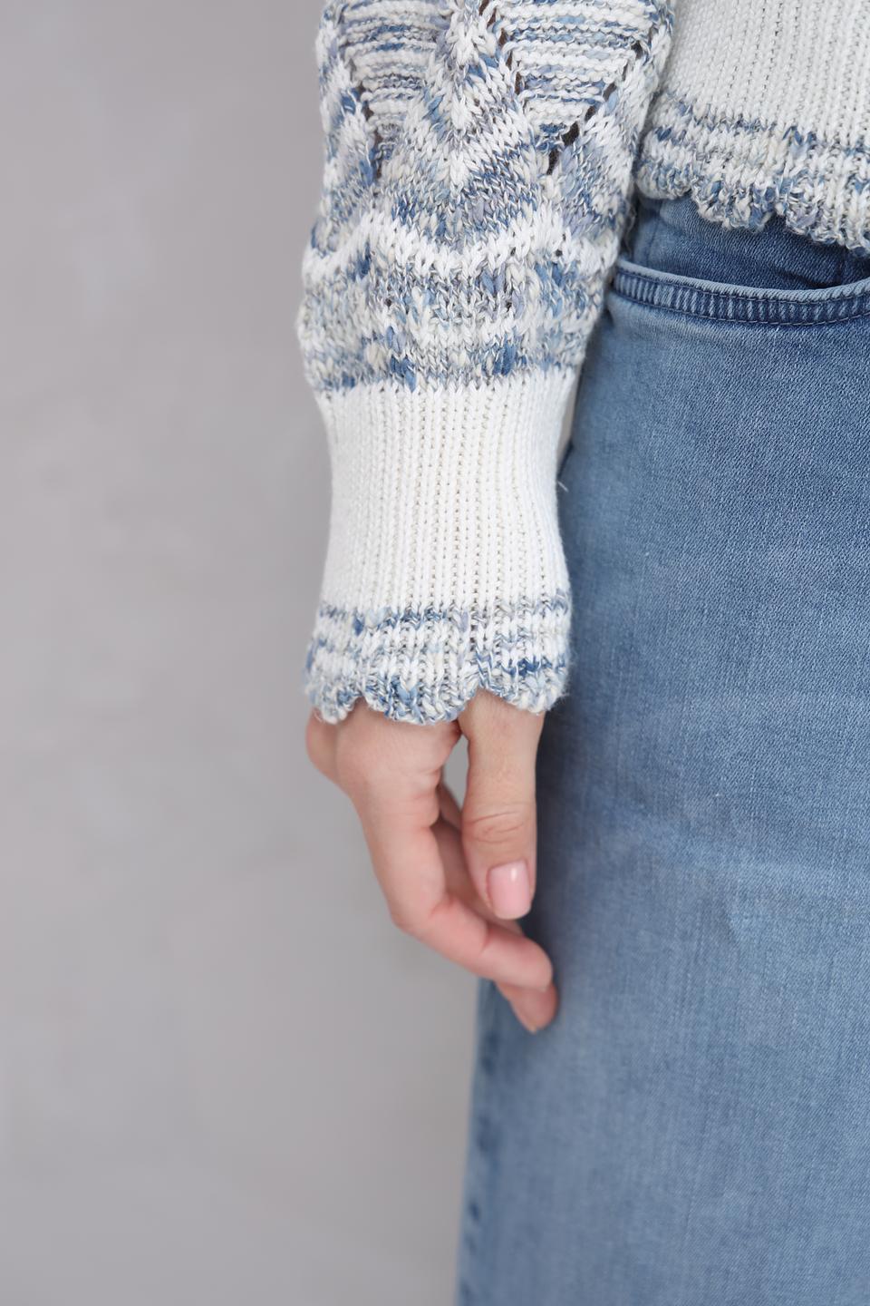 Пуловер Rich and Royal с узором