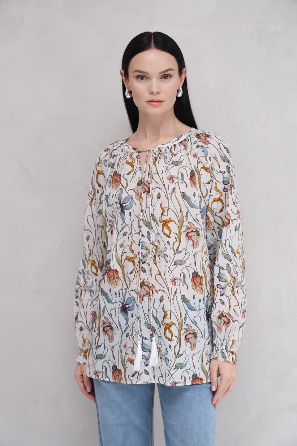 Блуза Catnoir с цветочным принтом