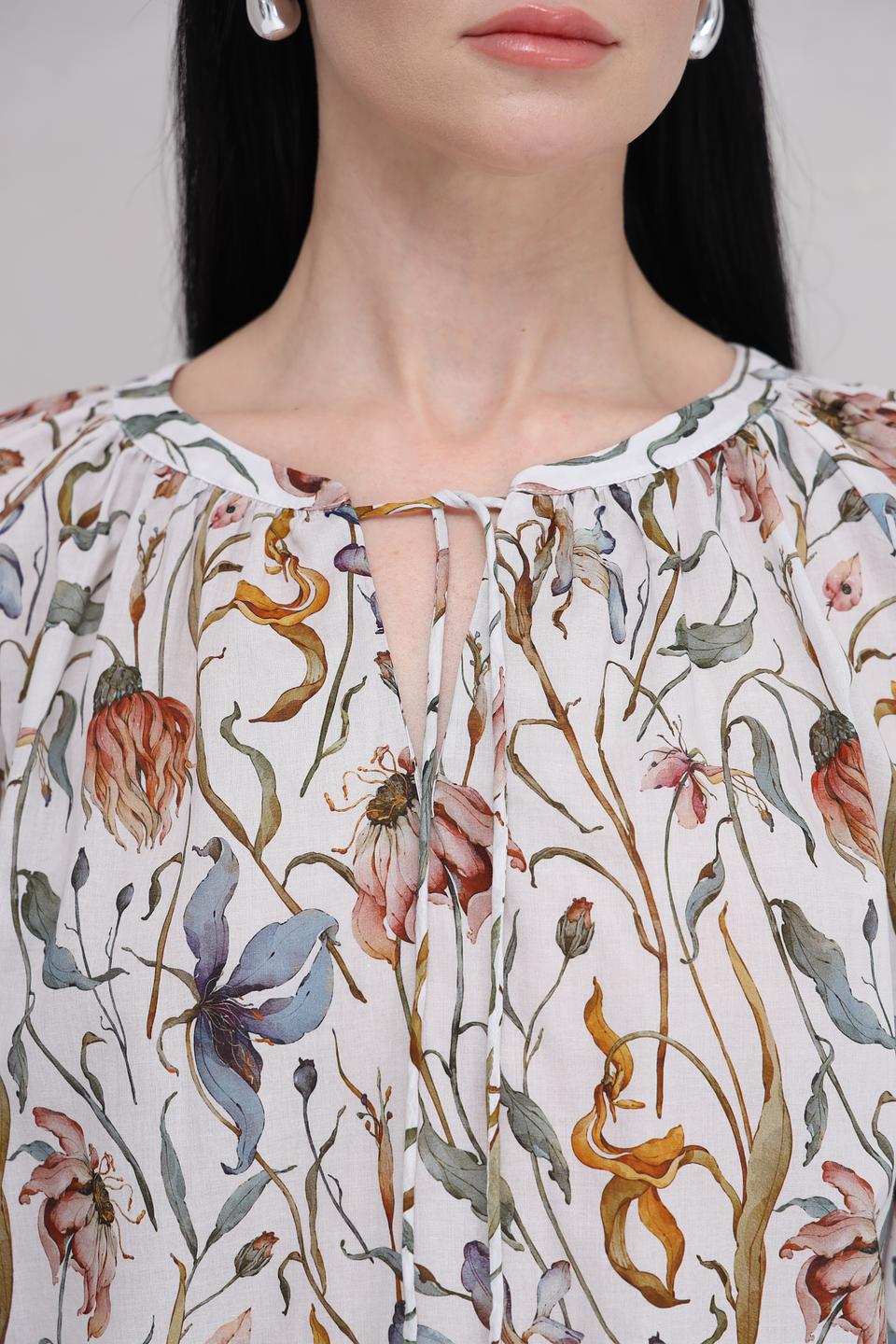 Блуза Catnoir с цветочным принтом
