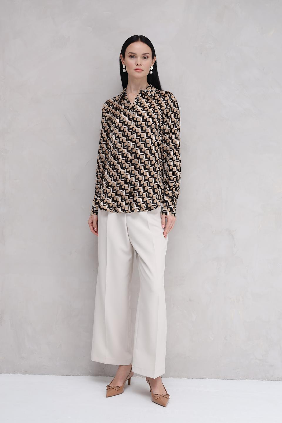 Рубашка Marc Aurel в геом. принт