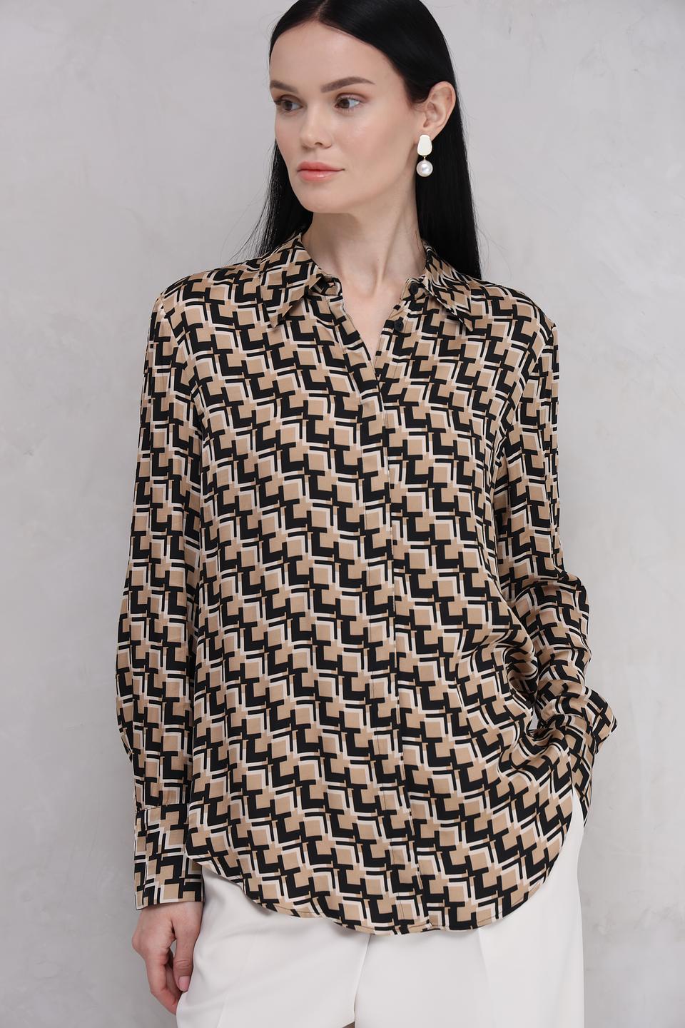 Рубашка Marc Aurel в геом. принт