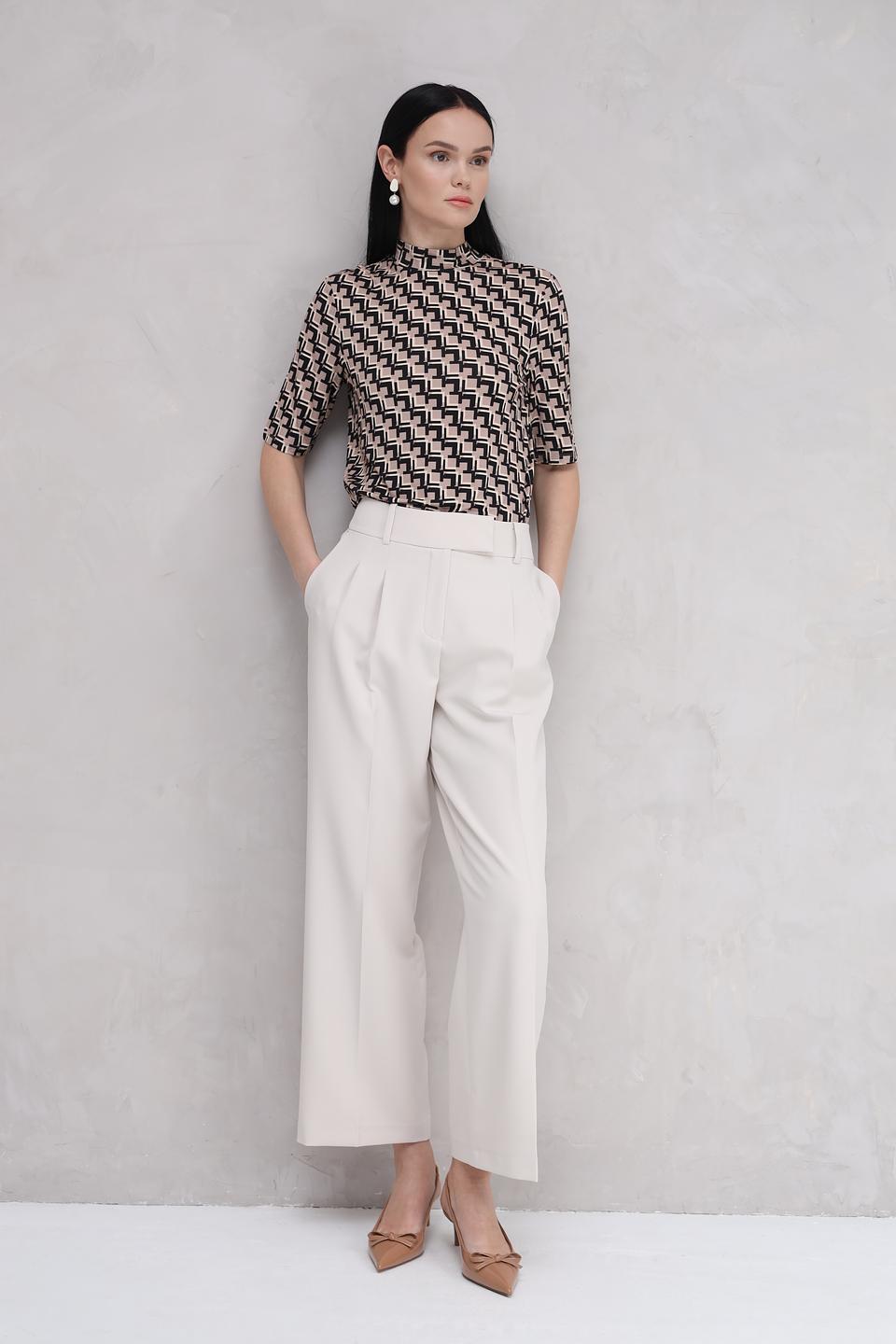 Водолазка Marc Aurel с геометрическим принтом