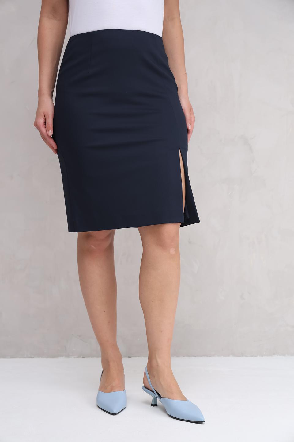 Юбка Gardeur классическая темно-синяя