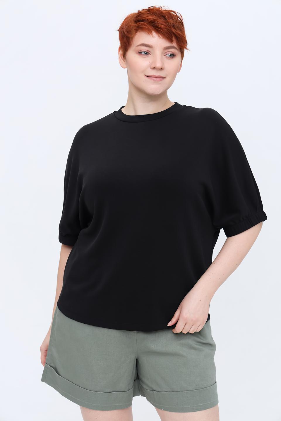 Футболка Pezzo чёрная с коротким рукавом