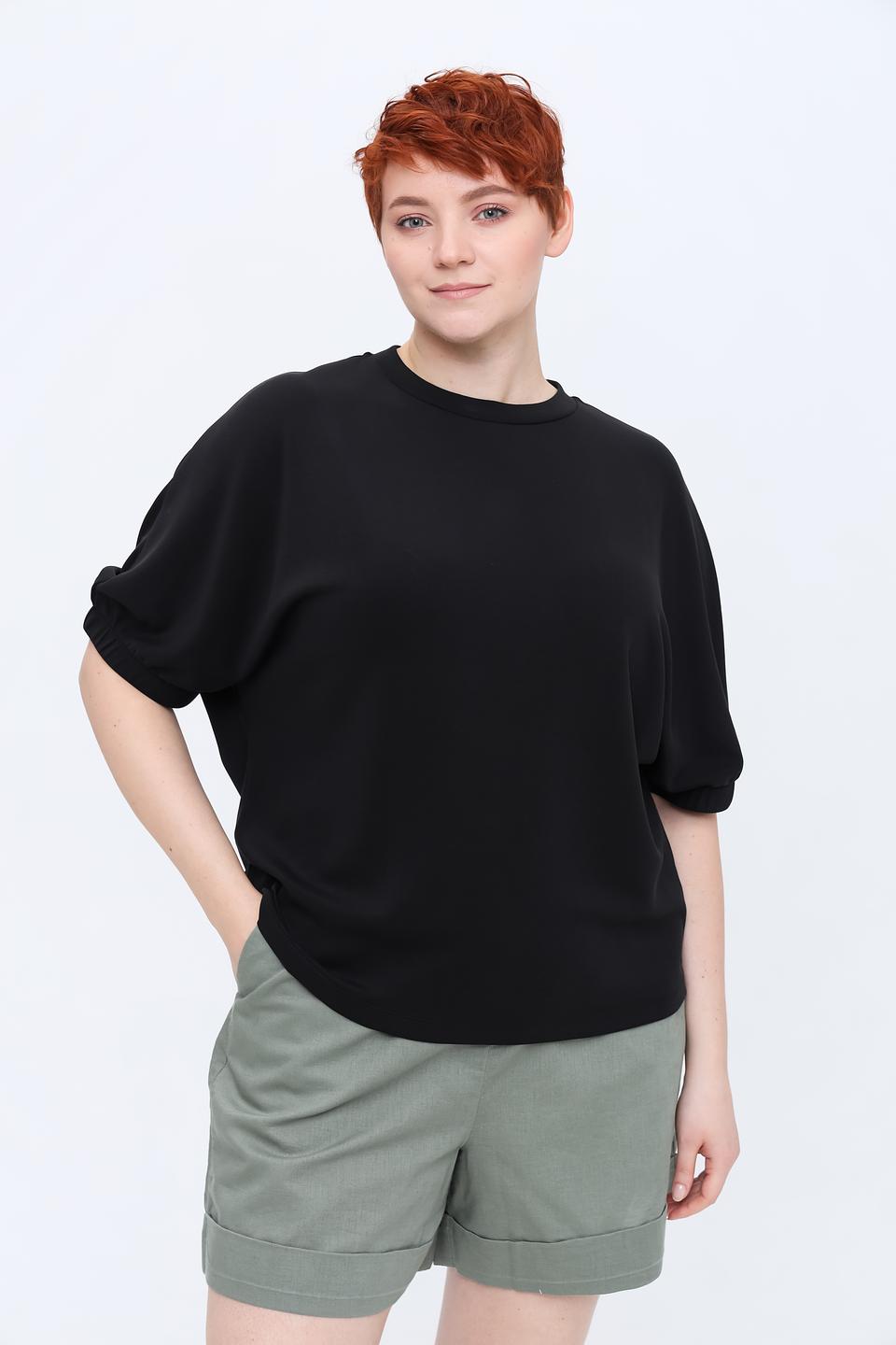 Футболка Pezzo чёрная с коротким рукавом